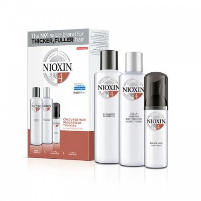 Nioxin System 4 Loyalty Kit (shampoo 300ml, conditioner 300ml, treatment 100ml)