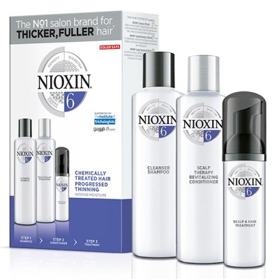 Nioxin System 6 Loyalty Kit (shampoo 300ml, conditioner 300ml, treatment 100ml)