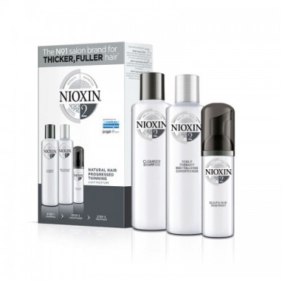 Nioxin System 2 Loyalty Kit (shampoo 300ml, conditioner 300ml, treatment 100ml)