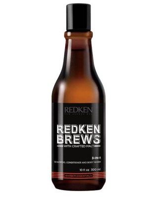 Redken Brews 3 in 1 Shampoo 300ml